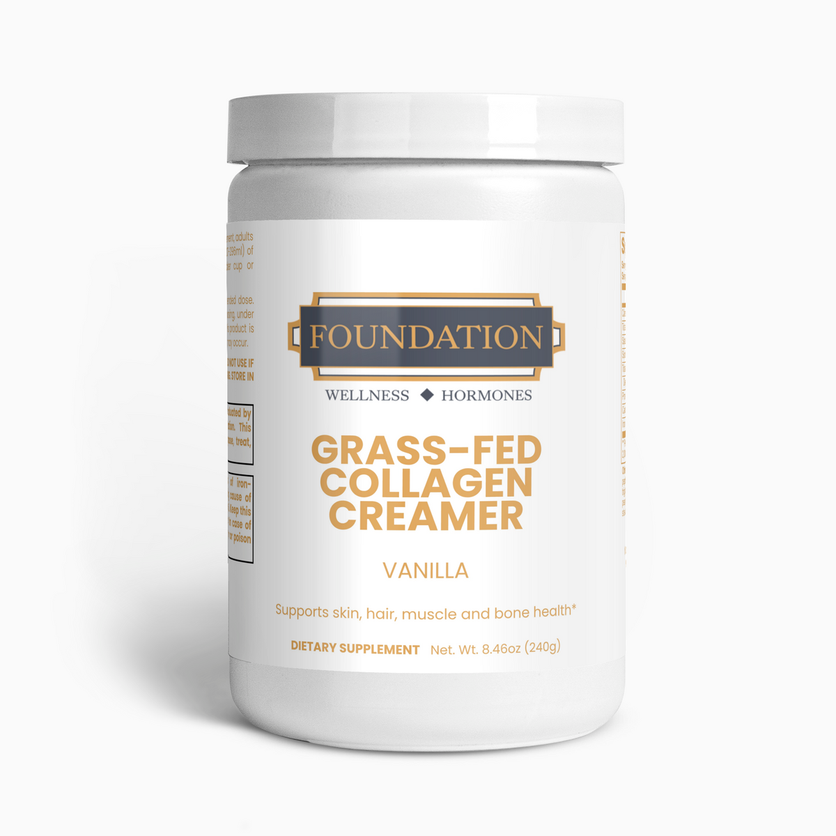 Grass-Fed Collagen Creamer (Vanilla)