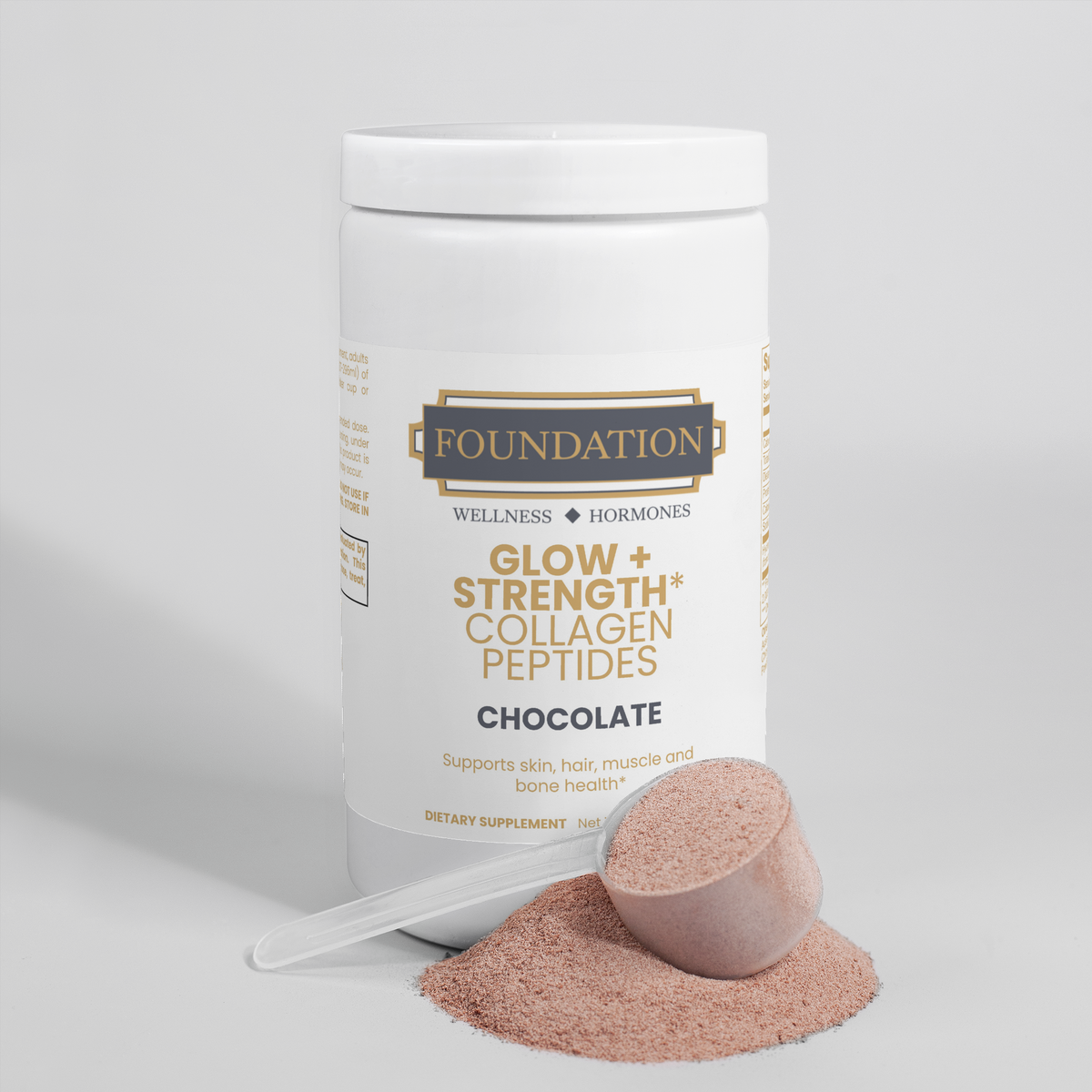 Glow + Strength* Collagen Peptides (Chocolate)
